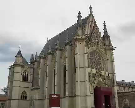 PXL067 La Sainte- Chapelle fondée en 1379 par Charles V sur le modèle de la Sainte Chapelle à Paris...